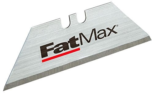 STANLEY 0-11-700 Lot De 5 Lames De Couteau Trapèze - Gamme FATMAX Plus Résistant - Lames Plus Tranchantes -Traitement Par Induction - Résistance - Traitement Thermique - Puissance Et Solidité