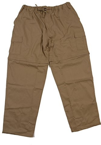 Abraxas Zipp-Off-Hose Übergröße, schwarz