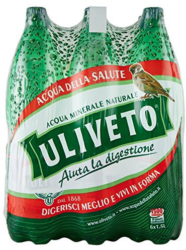 Uliveto, Acqua Minerale Naturale - 6 Bottiglie da 1.5 Litri
