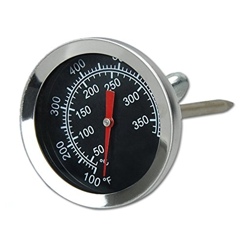 Qiorange Thermomètre de four en acier inoxydable Thermomètre pour barbecue Grill fumoir Thermomètre 50 à 350 °C, 100 à 700 ℉ (Type A 350°C)