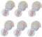 Unique 84930 Number Hanging Swirl Decorations-32 | Glittery Rosegold | 6 Pcs, Rose Gold, Age 18