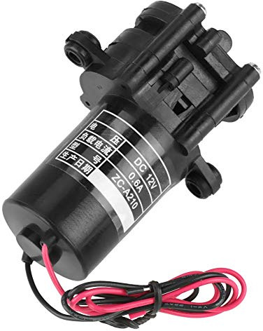 Zahnradwasserpumpe, ZC-A210 12V Mini-Kunststoff Hocheffiziente selbstansaugende Wasserpumpe Gleichstrom-Zahnradpumpe für den Wasserumlauf, intelligente Toiletten usw.