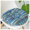 YOUCAI Runde Bodenkissen Kissen Baumwolle Leinen Sitzkissen Yoga Fenster Tatami Home Office Pad Outdoor Stuhlauflage,Bunt4,45x45cm