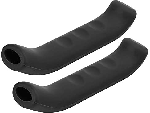 SUNGOOYUE Copri Leva per Manubrio del Freno della Bicicletta, 1 Paio di Manicotti del Manico del Freno per Bici in Silicone Copri-leva del Freno per Bici da Strada MTB(Nero)
