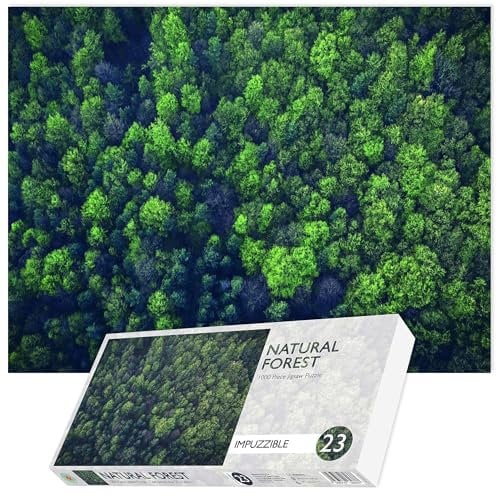 Difficult Jigsaw Puzzles For Adults - Impuzzibles Natural Forest 1000 Piece Jigsaw Puzzle - 66cm X 50cm - Challenging Jigsaw Puzzles, Great Gift For All Ages