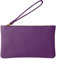 Parubi, Pochette Donna a Mano, In Vera Pelle Morbida, Made in Italy, Modello Aura, Borsetta Piccola Clutch con Laccetto da Polso Per Donna Ragazza Elegante, Viola