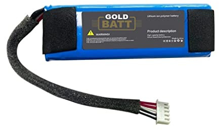 GOLDBATT Kompatibel/Ersatz für Akku Harman Kardon Go Play/Mini GO+ Play CP-HK06 GSP1029102 01 passend Ersatzakku 7,4 Volt / 4000mAh / 29,6Wh