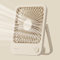 JISULIFE Mini Ventilateur Portable, Petit Ventilateur Pliable à 180°, Ventilateur Silencieux Réglable à 4 Vitesses, Convient pour la Maison/Bureau/Voyage- Marron