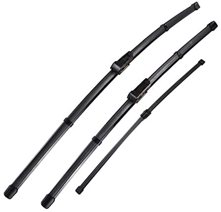 Juego de escobillas limpiaparabrisas Delanteras y traseras de 3 uds, para Audi Q3 A4 B8 2011 2012 2013 2014 2015 2016 2420 16