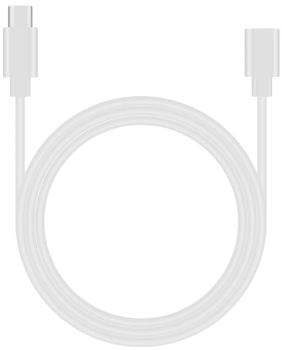 GENBOLT Câble de fenêtre traversant, câble d'alimentation pour fenêtre et porte - 72 cm - Extension d'alimentation universelle pour adaptateur d'alimentation GENBOLT - Prise 5,5 x 2,1 mm