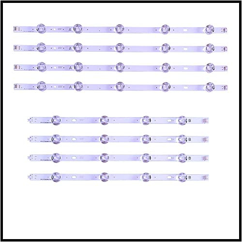 Generico KIT 8 BARRE LED TV PER LG 47 47LB650VZNBPIWLJG 47LB652V 47LB652VZAADKWLWA