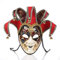 Prevessel Vollgesichtsmaske Herren, Maskerade, Narren-Masken, Frauen, Vintage, venezianische Karnevalsmaske, Halloween-Party