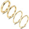 Diamday 14K Gold Knuckle Gefüllt Ringe Stacking Ringe für Frauen Gold Damen Band Ringe Schlichter Dünner Statement Goldring 1MM 2MM 3MM Comfort Fit Größe 57