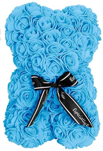LINDER EXCLUSIV LEX Rosenbär 25 cm Rosen-Bär (Blau)