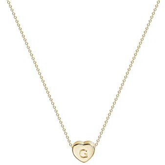 Halsketten Halsketten Lange Chunky Halskette Kette Halsketten Brief Geschenk Name Frauen 26 Mode Anhänger Schmuck Englisch Halsketten & Anhänger Herz Halskette Mädchen ( Color : G , Size : Taille uniq