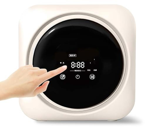 Machine à Laver Et Essoreuse Entièrement Automatique, Laveuse électrique Murale De 3.5L, Mini Lave-sous-Vêtements, Sèche-Linge à Tambour pour Appartement