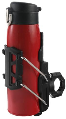 ATV Beverage Holder - Versatile Motorcycle Motorbike Bottle Carrier, Bicycles Hydration Mount with Adjustable Fit | Tool-Frree Drink Bracket for Diameter Containers for Bicycles Scooters Strollers