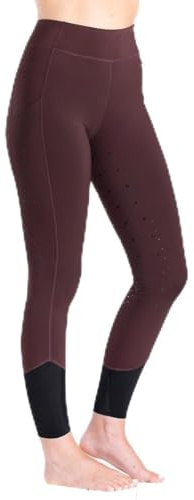 Harry Hall Riding Tights with Silicone Seat - Four-Way Stretch Fabric, Phone Pocket, and Flattering Waistband – Supportive Material - Machine Washable