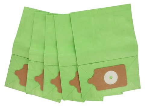 Reliapart Paper Dust Bags (5 Pack) for Numatic VC225, JVR225, NB200, NNV200, NNV204, NRV200, NRV204, NUVAC, NV225, NV250 Durable Replacement Hoover Bags 604015 Replacement
