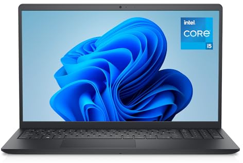 Dell 15 Laptop - Intel i5 1334U, 16GB DDR5, 512GB SSD | 15,6 Zoll FHD entspiegeltes Display, Windows 11 Home, Intel UHD Grafik, Deutsch QWERTZ Tastatur