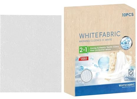 Tinte textil blanca para teñir ropa | 10 hojas de pigmento de color para lavadora para refrescar - Tinta para telas blanca, para teñir madera, lino, algodón, lana, ropa, jeans, camisas, ropa de cama