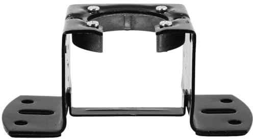 POPETPOP Soporte Angular Para Ventilador De Techo Negro Kit De Montaje Para Techo Inclinado Adaptador Universal Para Ventiladores De SalóN Y Garaje 5.55X2.44X2.24In