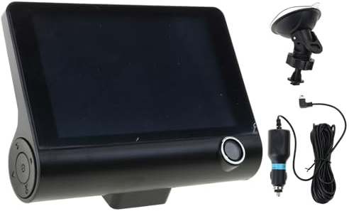Car Dvr 3 Cameras Lens Inch Camera Dual-lens View Video Recorder Auto Registrator