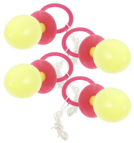VILLCASE 4 Pezzi Ciuccio Gigante Rosa in Plastico per Feste di Halloween e Shower, Accessorio Divertente e Comodo per Costume Adulto, Decorazione Unica e Originale