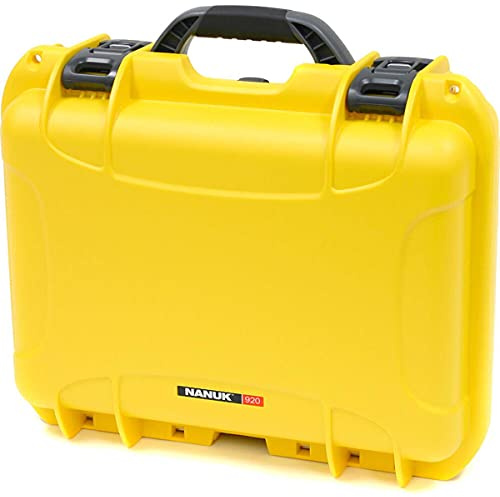 Nanuk 920 Wasserdichter Hartschalenkoffer Mit Plüschschaumeinlage - Gelb