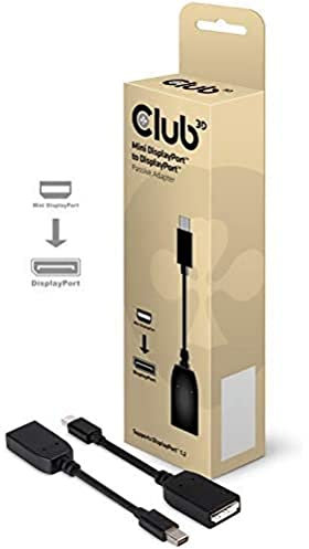 Club 3D Mini DisplayPort black Black