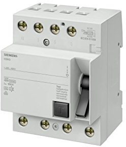 Siemens – Interruttore differenziale 70 clase-ac 4 moduli 4 poli 80 A 300 mA