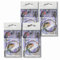 Traces Wire Leader Stainless Steel Line Coated Pike Sea Fishing Tackle Rolling Swivel and Dual Lock Snap 23kg 50lb 50cm 20'' (1x4pcs 50cm 23kg dual lock snap & rolling swivel)
