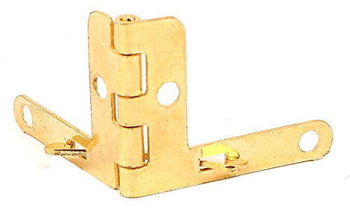 Aexit 28mmx22mm Schrank-Zubehör Quadrant Scharnier goldig Humidor-Boxen Scharniere Weinbox Zigarrenbox