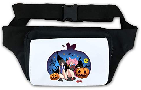 Anime Halloween Pumpkin Witch Girls Manga Bauchtasche