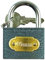 AKH® Stainless Steel Keyed Padlock | 40 mm Cast Iron Padlock with 2 Keys | Heavy Duty Weatherproof Lock for Gates, Sheds, Lockers | Secure Shrouded Shackle, Cut‑Resistant Design