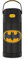 THERMOS FUNTAINER Bouteille d'eau avec paille – 355 ml – Bouteille d'eau isotherme en acier inoxydable pour enfants avec couvercle, motif Batman
