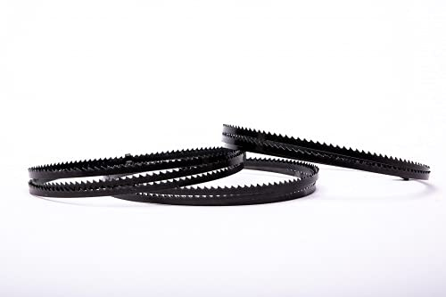 Encut - Set di 3 lame per sega a nastro ad alte prestazioni, 2240 x 6 x 0,65 mm, 6 dpp, in acciaio per utensili, para Elektra Beckum, Metabo, Einhell, Güde, Atika, Westfalia