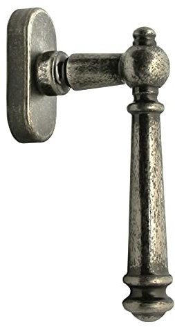 Hochwertiges Fenstergriff Set 1 x FG Kos Antik Iron L-Form Fensterbeschlag