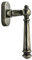 Hochwertiges Fenstergriff Set 1 x FG Kos Antik Iron L-Form Fensterbeschlag