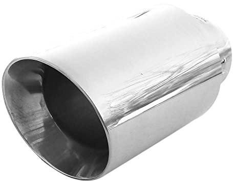 Endrohr Endrohrblenden Auspuffblende Auspuff Blende Endstück Schalldampf Sportauspuff Universal Edelstahl Poliert Tuning Sport von 38mm bis 52mm