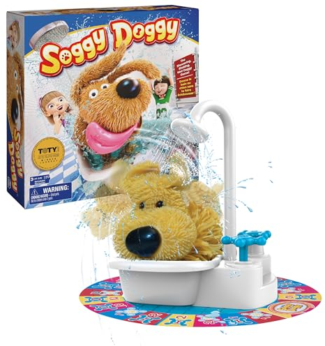 71cm Doppelseitige Faltbare Klett Soggy Doggy, Wet Dog, preisgekröntes Kinderspiel, Brettspiel für Familiennacht, lustige Spiele für Kinder, Spielzeug und Spiele, für Kinder ab 4 Jahren