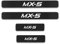 Auto Kohlefaser Einstiegsleisten Für Ma-zda MX-5 MX 5 MX5 Tuning Zubehör 4 STÜCKE Auto Scuff Plate Türschwelle Sill Aufkleber