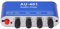 Audio-Mixer 4 Eingänge 1 Ausgang Stereo-Mischpult aus Aluminiumlegierung Kopfhörerverstärker DC 5‑12 V 3,5-mm-Klinkenbuchse