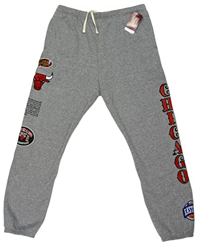 Mitchell & Ness NBA Team Origins Fleece Pants - Chicago Bulls, XL
