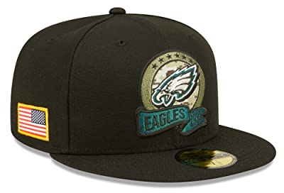 New Era Philadelphia Eagles NFL Salute to Service 2022 Black 59Fifty Basecap - 7 3/8-59cm (L)