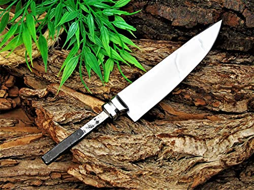 MAQSON Rohling Messerklinge Klinge 440A Stahl Jagd Nicker 681EA