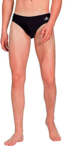 adidas Men's Block Trunks, Black/Semi Lucid Blue, S/M
