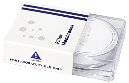 PTFE Filtri a Membrana a Disco Idrofili, Diametro 47 mm, Dimensione dei Pori 0,22 µm, Confezione da 50