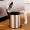 Acouto Poubelle de Cuisine Chromée 30l 28 × 21 × 21 3l Ménage en Acier Inoxydable étape Pédale Poubellecontaminantesbin Ordures Poubelle Conteneur