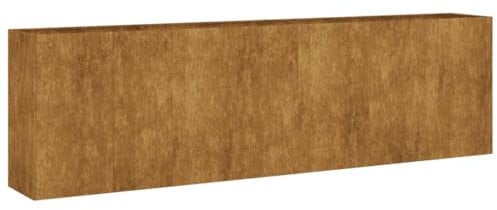 vidaXL Fioriera Rialzata da Giardino 280x40x80 cm in Acciaio Corten